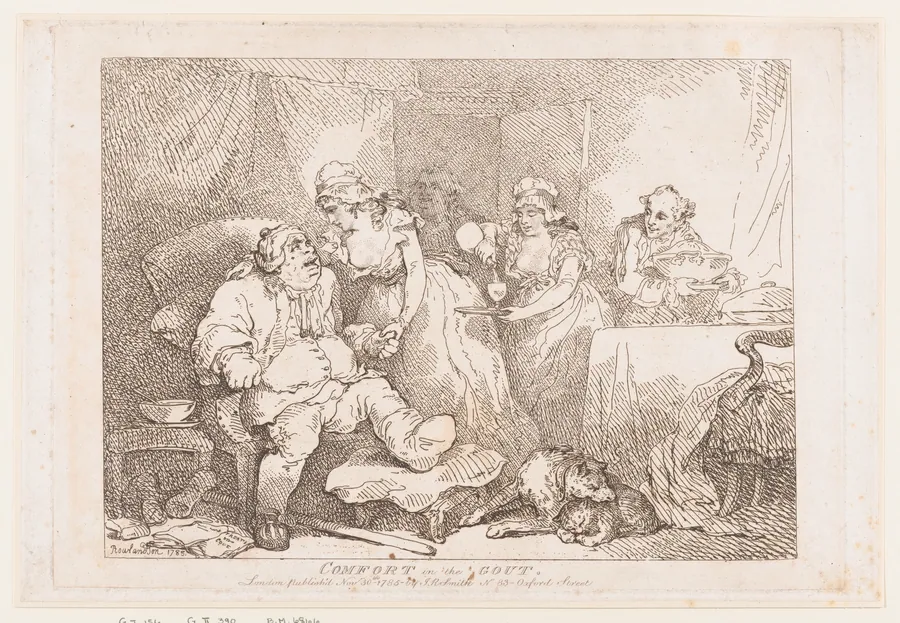 Comfort in the Gout by John Raphael Smith