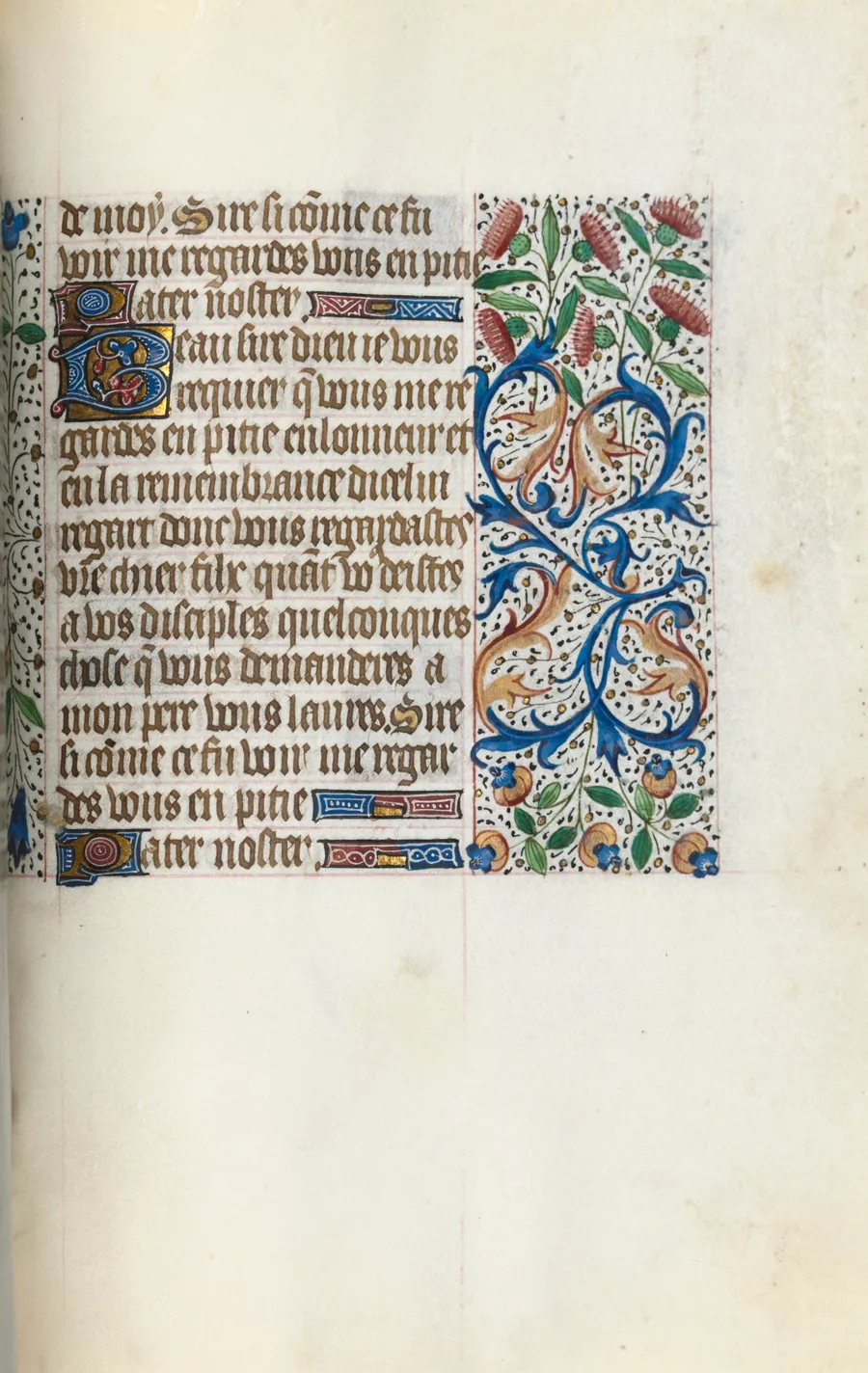 Book of Hours (Use of Rouen): fol. 153r by Master of the Geneva Latini