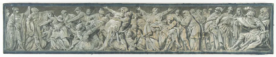 The Rape of the Sabines by Jacques Gamelin