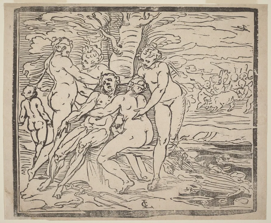 Death of Adonis by Luca Cambiaso
