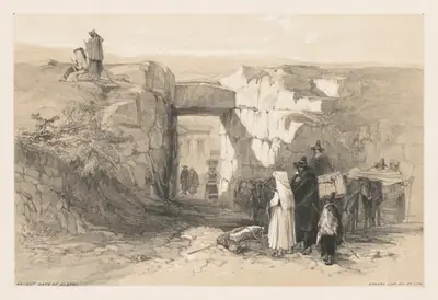 Views of Rome and Its Environs: Ancient Gate of Alatri