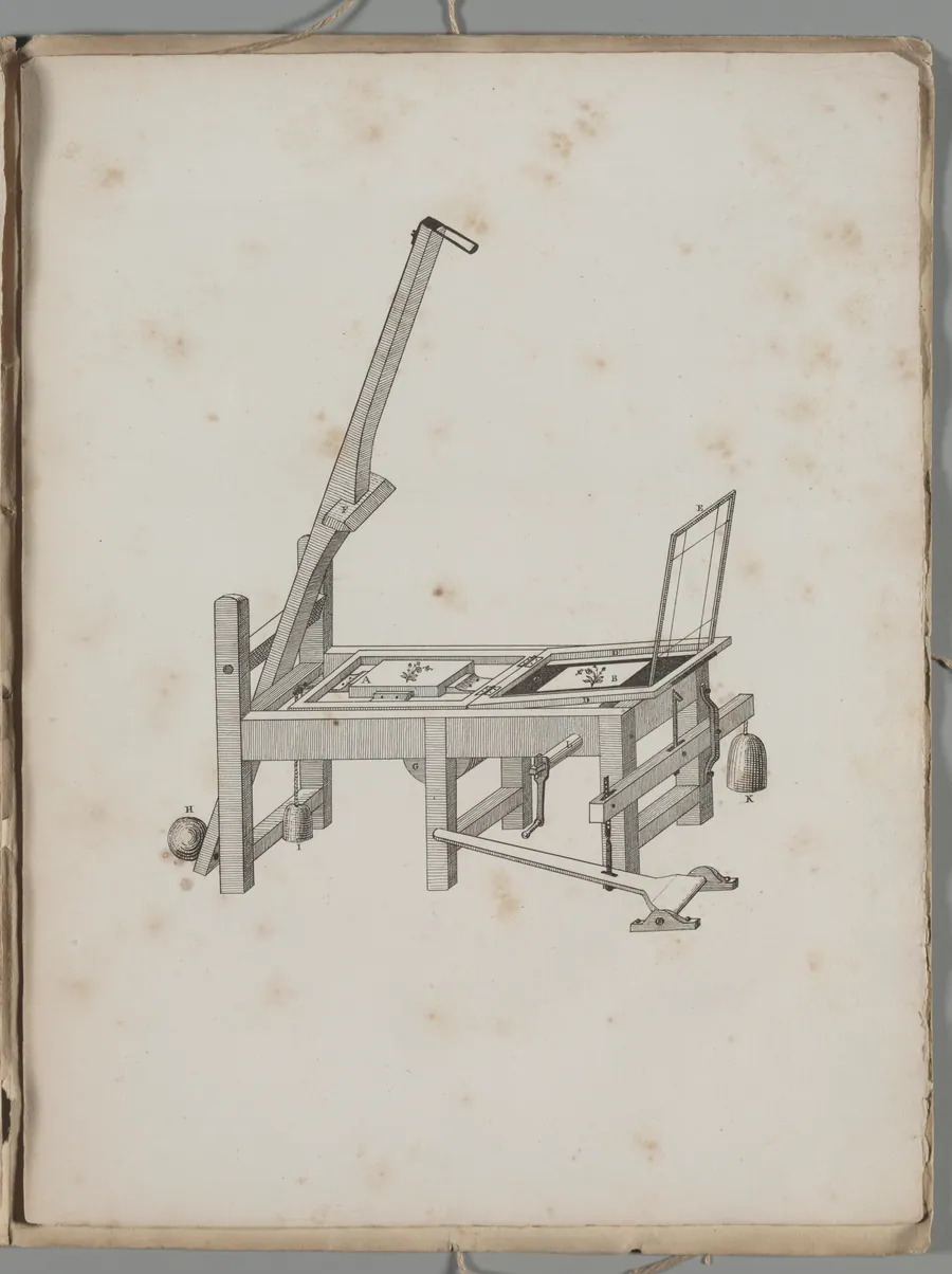 Art of the Lithograph: Printing Press by Alois Senefelder