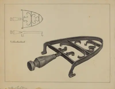 Pa. German Flat-iron Stand