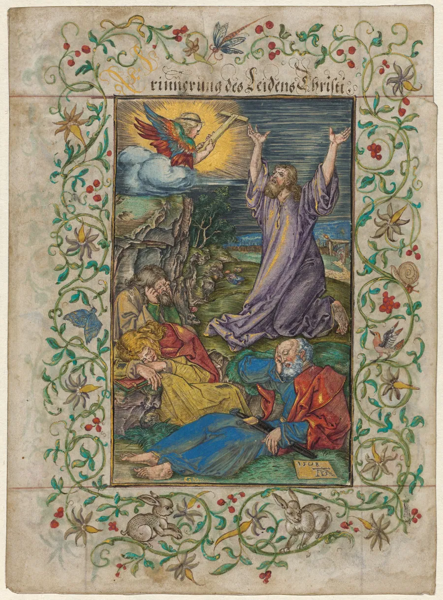 Christ on the Mount of Olives by Albrecht Dürer