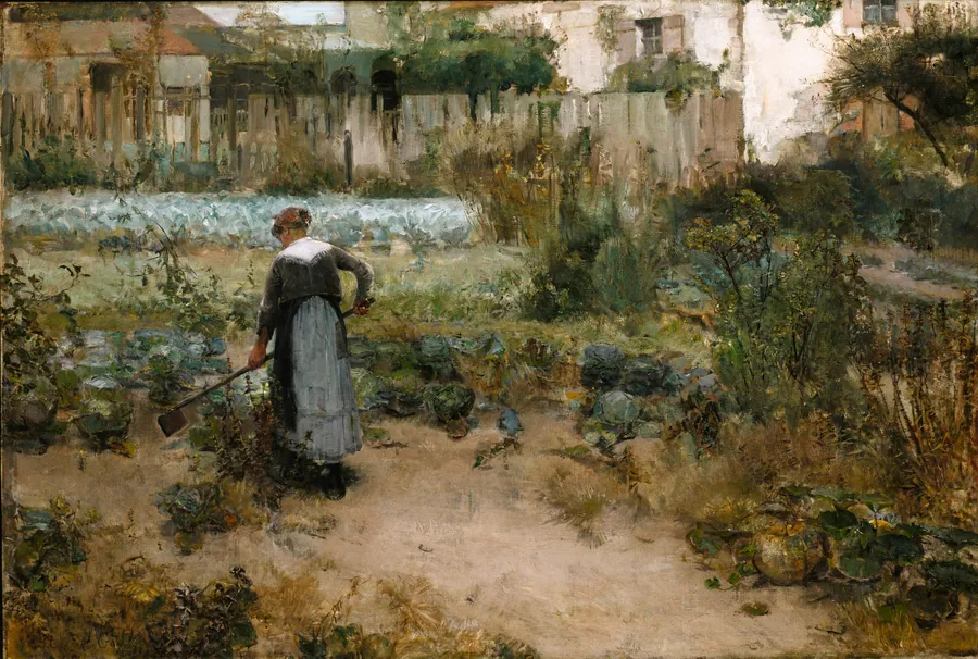 Novembre, Etaples by Walter Gay, born Hingham, MA 1856-died Breau, France 1937