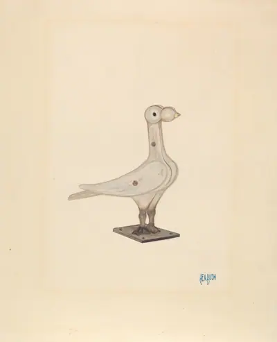 Cast Iron Pigeon