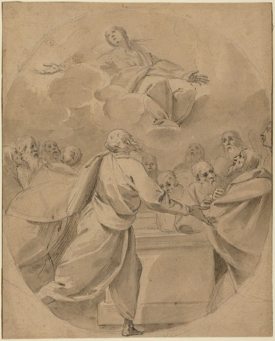 The Assumption of the Virgin by Italian 17th Century
