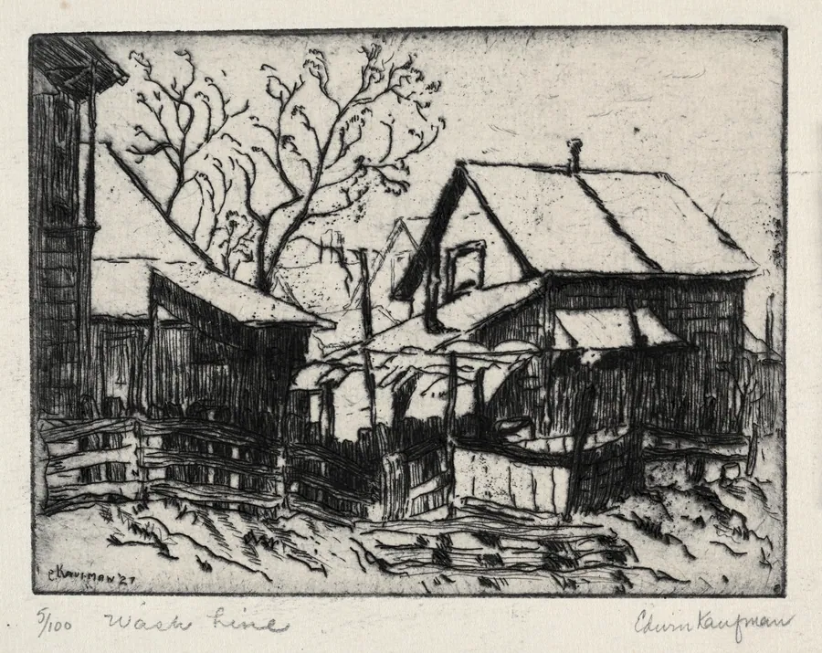 Wash Line by Edwin Kaufman