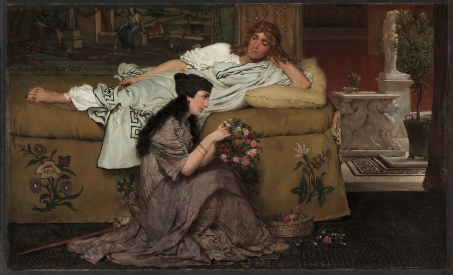 Glaucus and Nydia by Lawrence Alma-Tadema