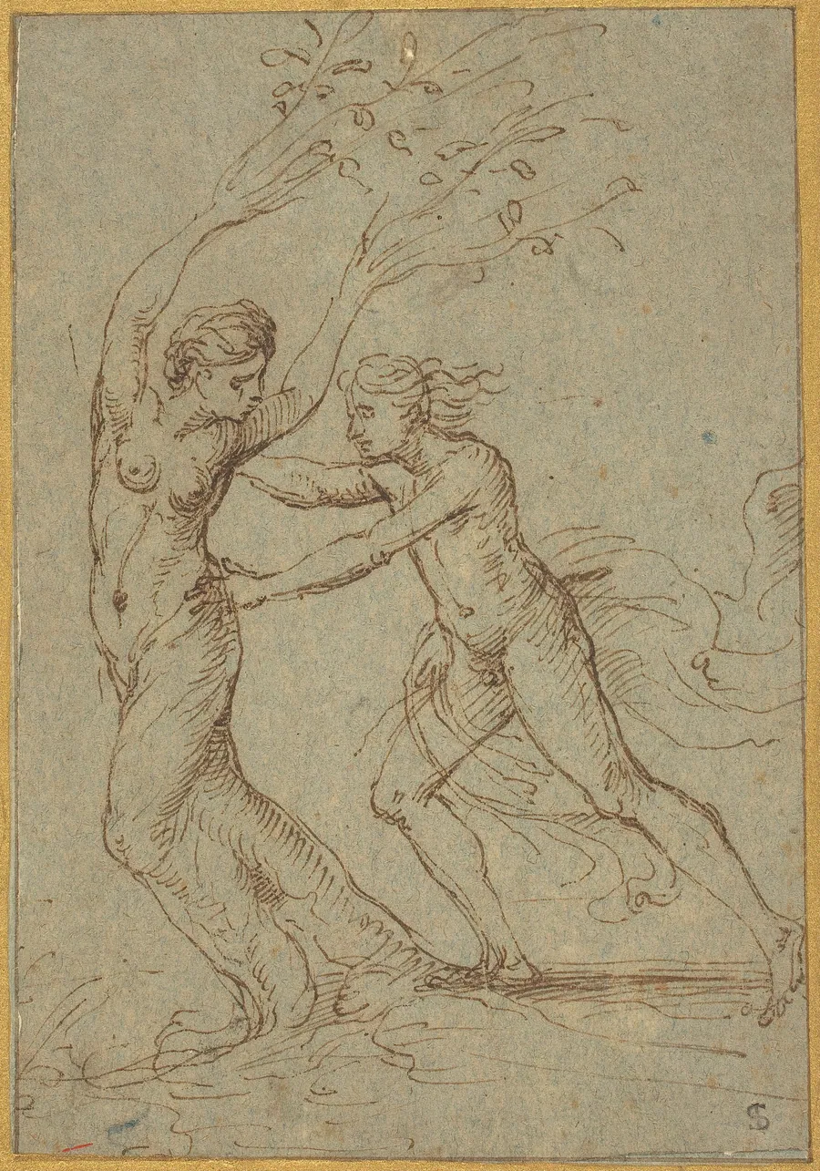 Apollo and Daphne by Giulio Romano