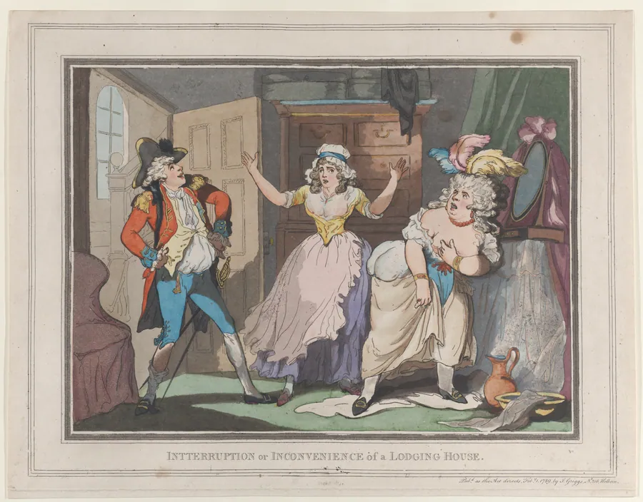 Interruption or Inconvenience of a Lodging House by J. Griggs
