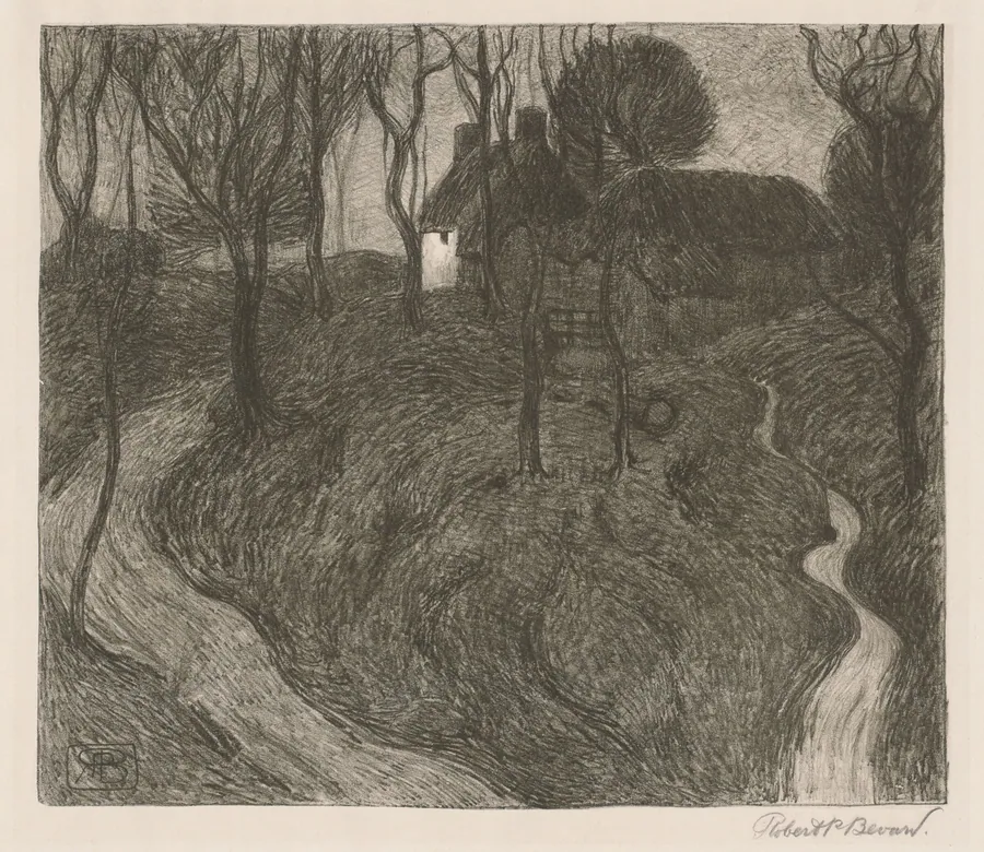 A  Lonely Farm [Hawkridge] by Robert Polhill Bevan
