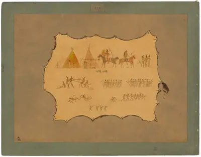 Facsimile of a Cheyenne Robe