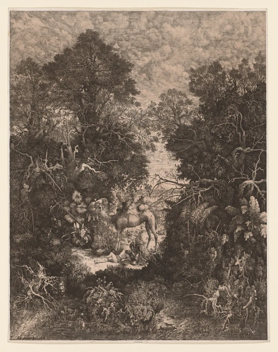 The Good Samaritan by Rodolphe Bresdin