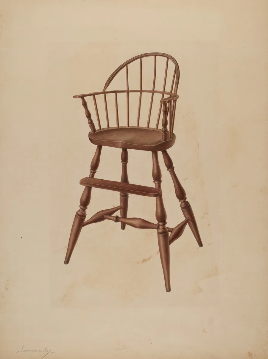 Infant's High Chair by Isidore Sovensky