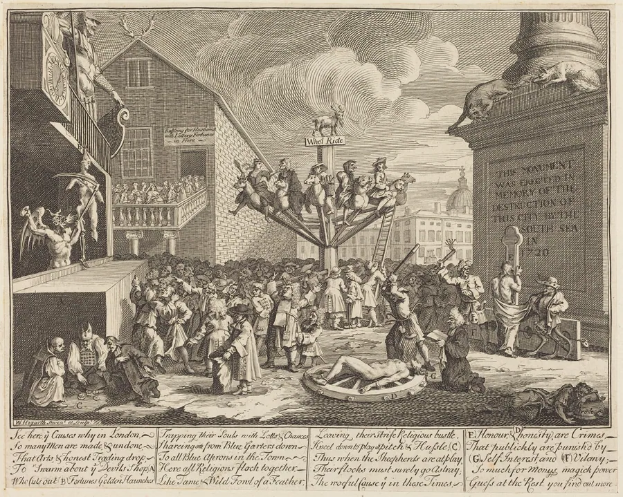 The South Sea Scheme by William Hogarth