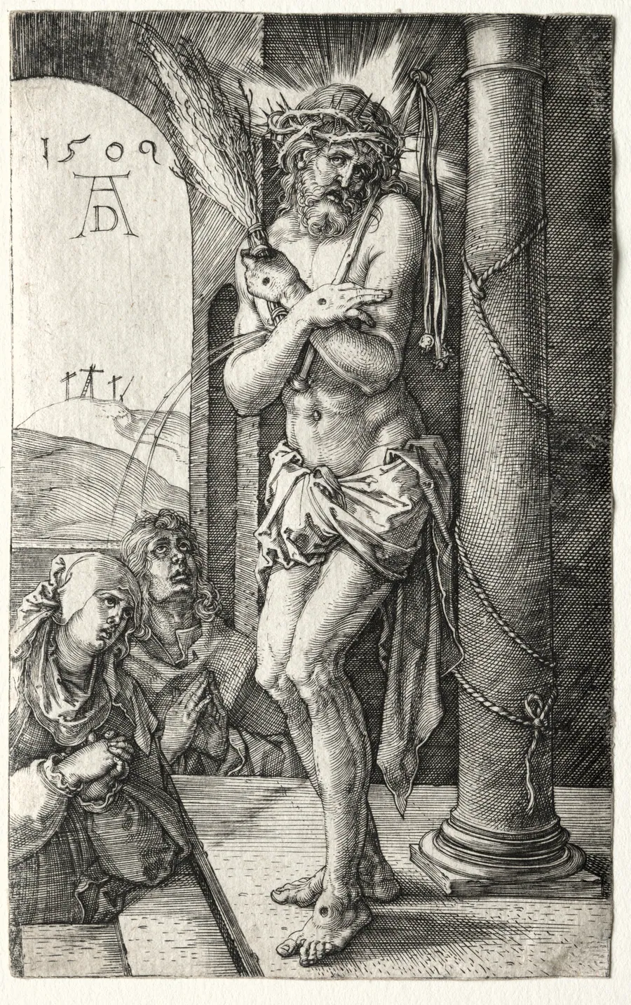 Man of Sorrows by the Column by Albrecht Dürer
