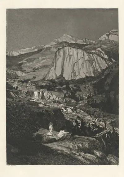 Moonlit Night (Mondnacht): pl. 4