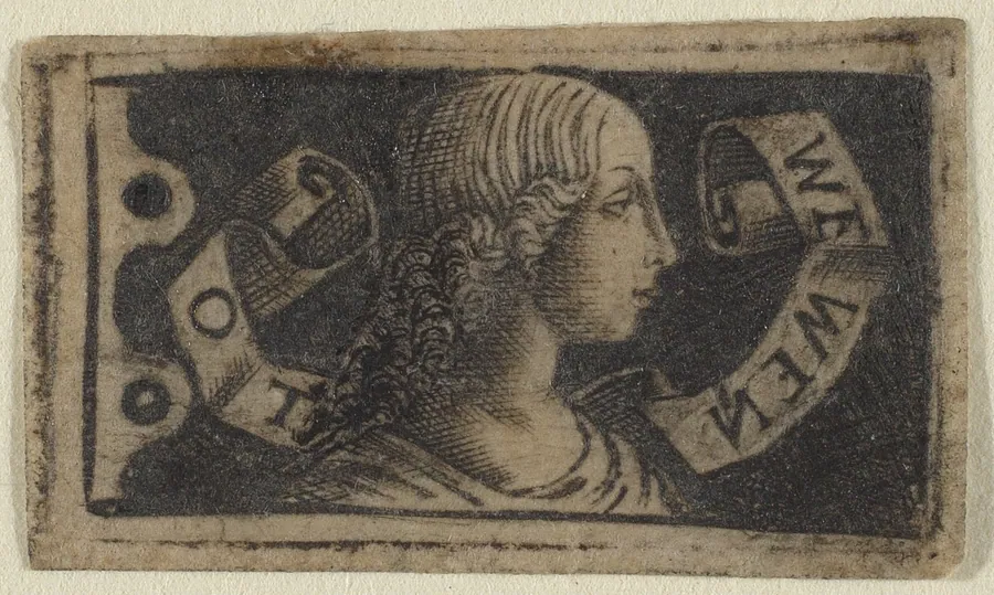 Head of a Girl with Curly Hair by Francesco Francia