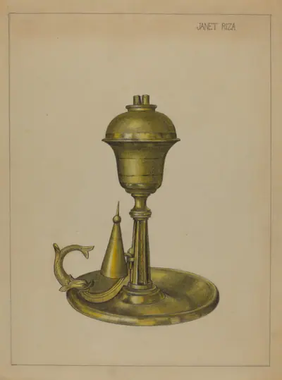 Sperm Oil Lamp