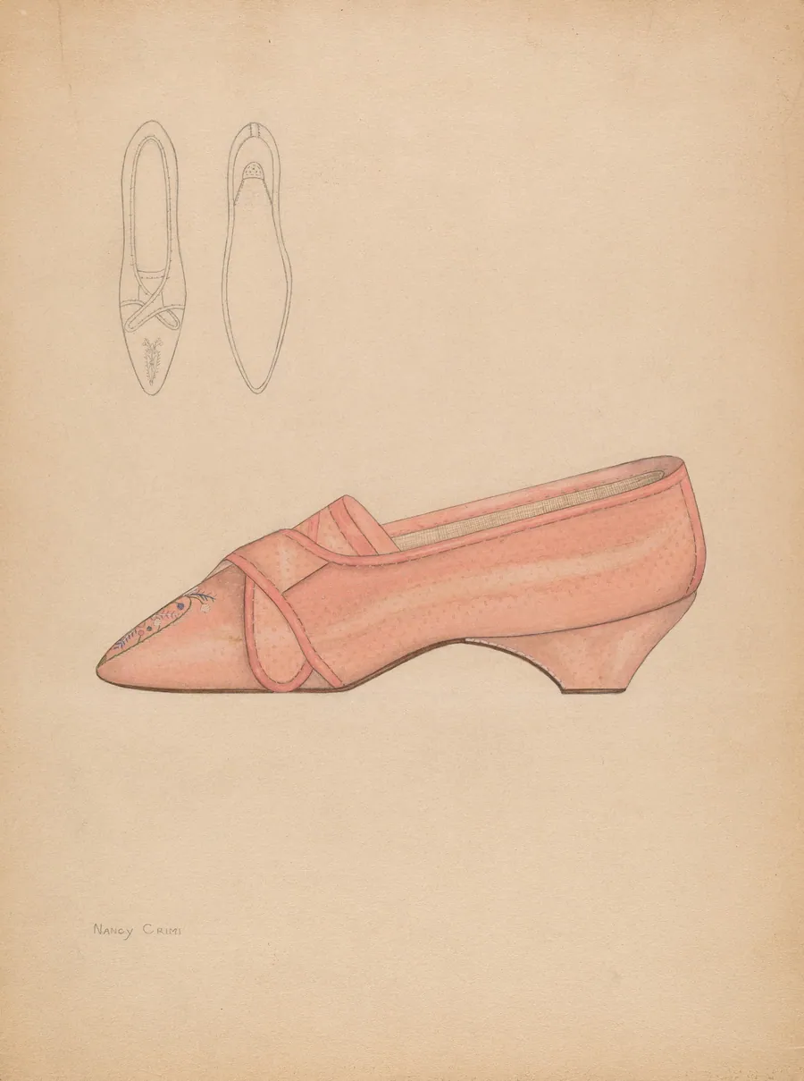 Woman's Slipper by Nancy Crimi