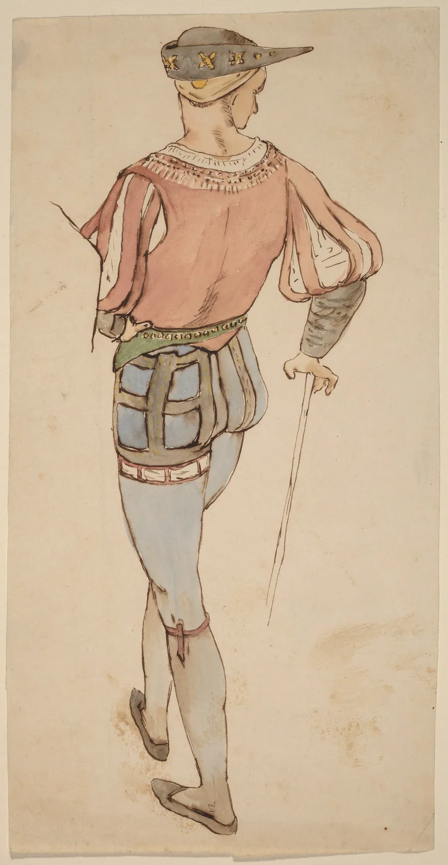 Study after Old Master by Elihu Vedder