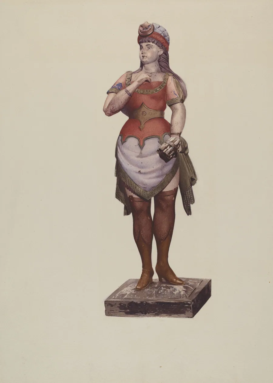 Cigar Store Figure by Joseph Goldberg