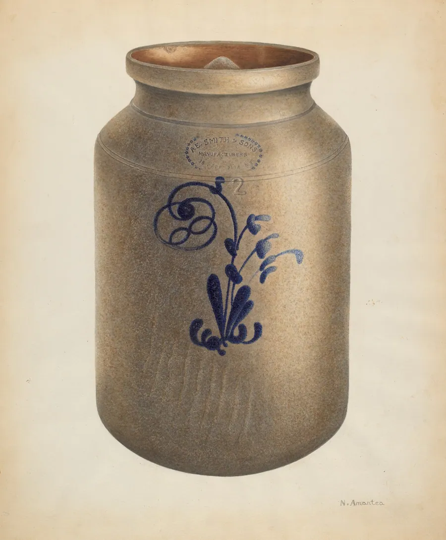 Cookie Jar with Cover by Nicholas Amantea