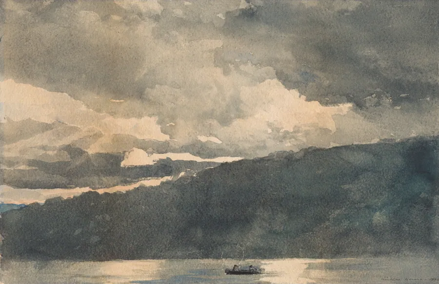 Mink Lake, Adirondacks by Winslow Homer