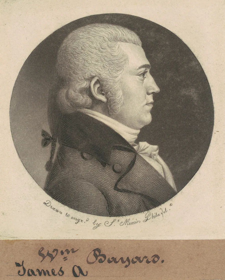James Asheton Bayard by Charles B. J. Févret de Saint-Mémin
