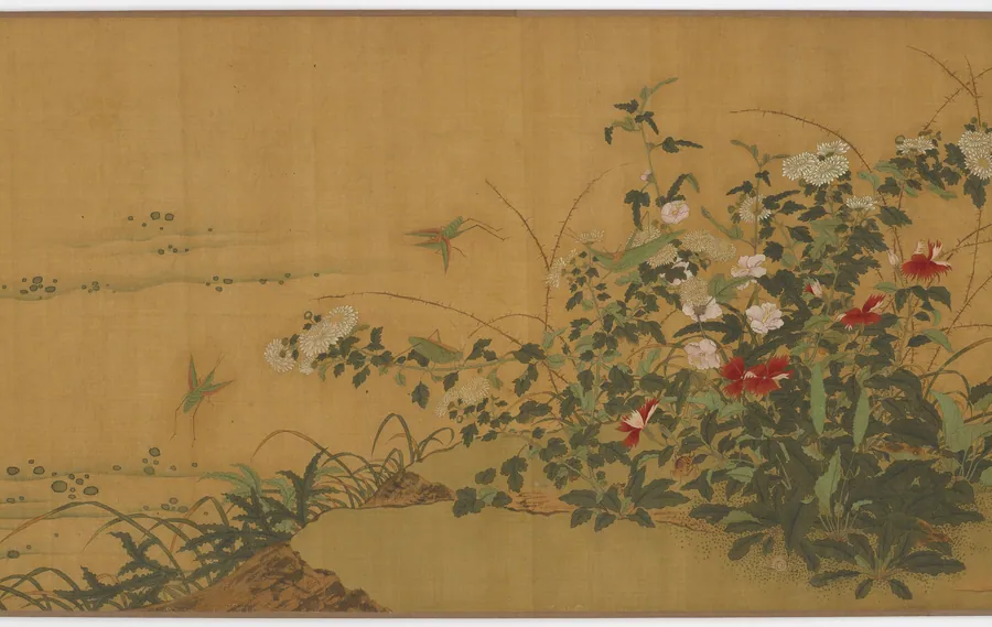 Flowers, plants, and insects by Formerly attributed to Huang Quan (903-968)