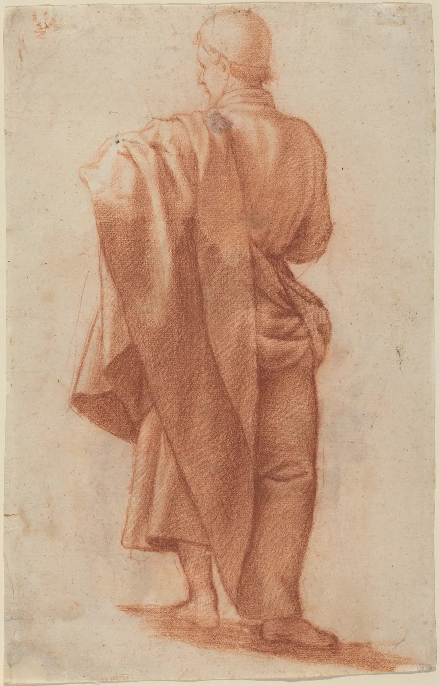Standing Draped Man [recto] by Jacopo da Empoli