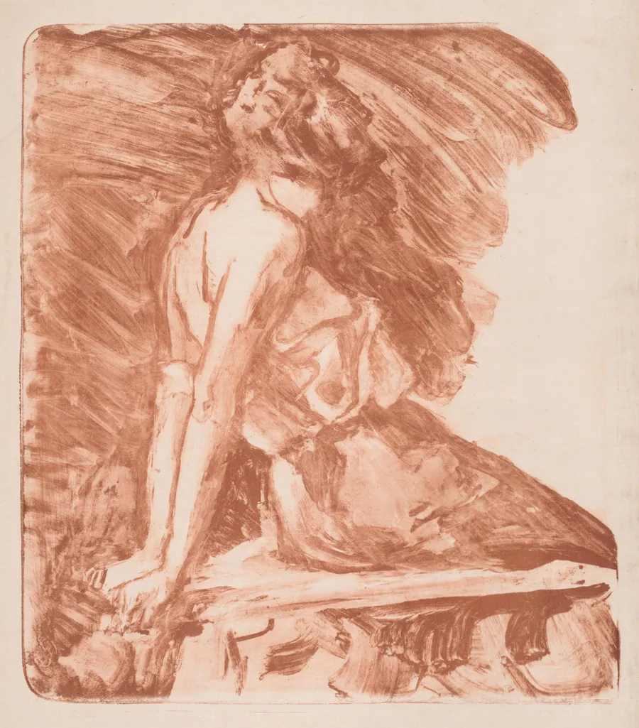 Woman with Hands behind Her Back by Albert de Belleroche