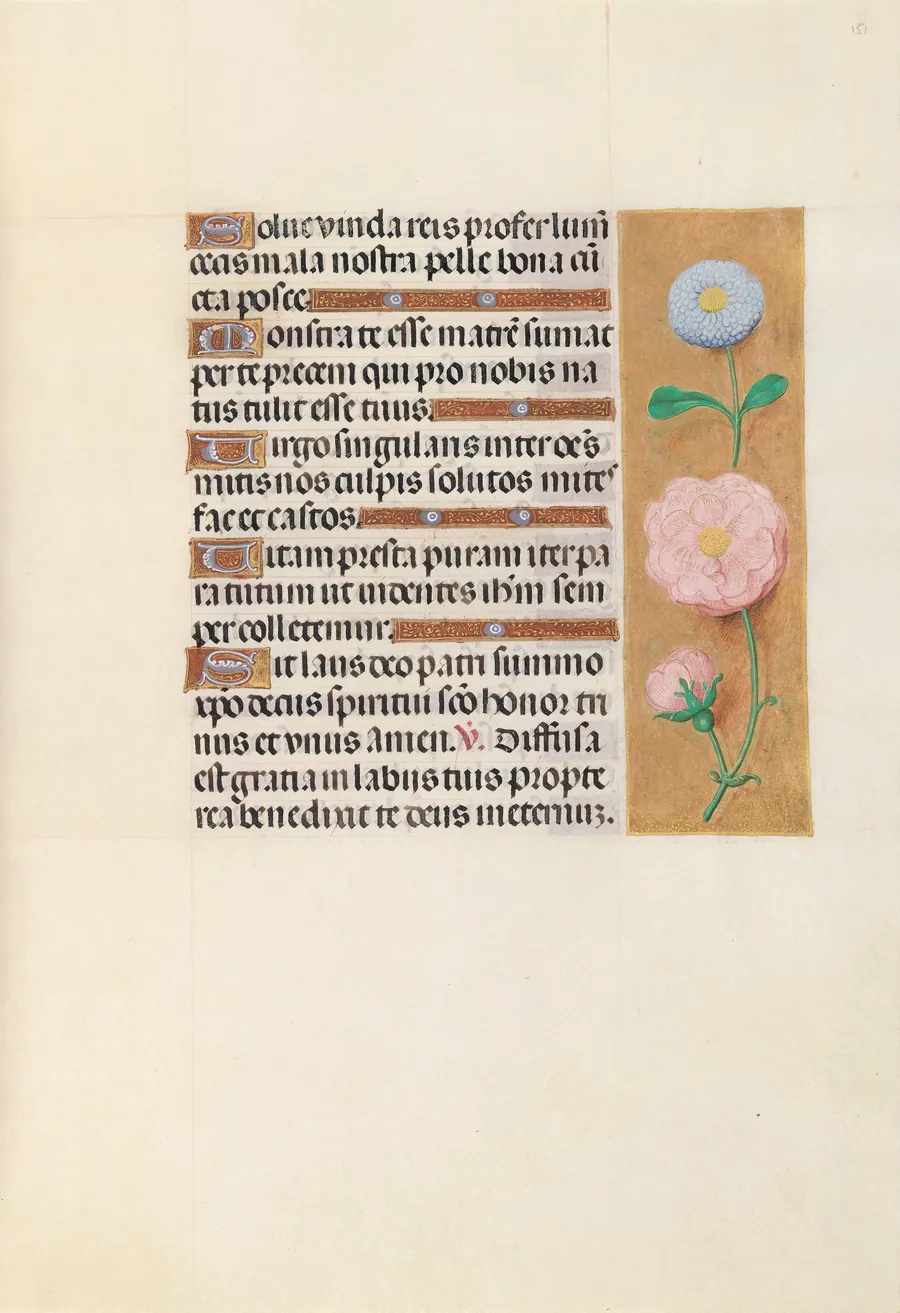 Hours of Queen Isabella the Catholic, Queen of Spain:  Fol. 151r by Master of the First Prayerbook of Maximillian