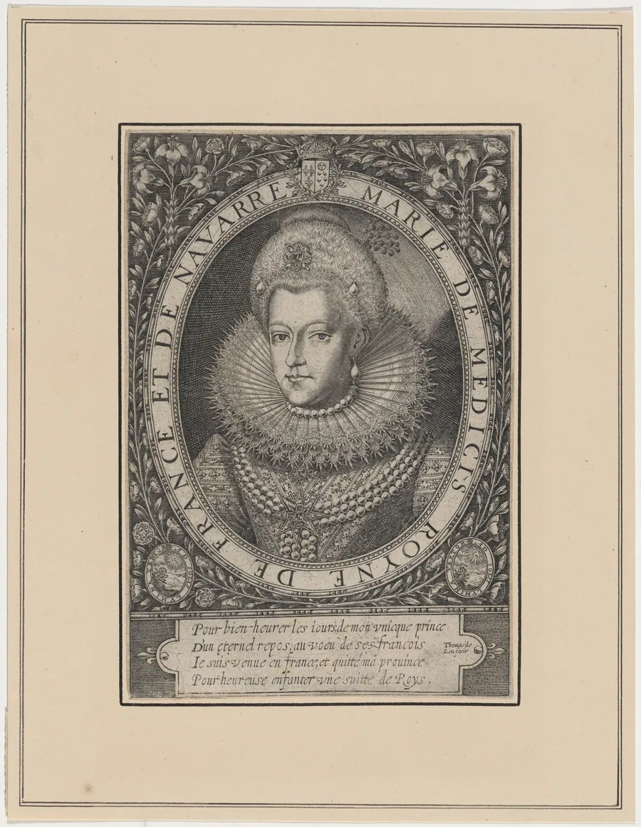 Marie de Medici, Wife of Henry IV of France by Thomas de Leu