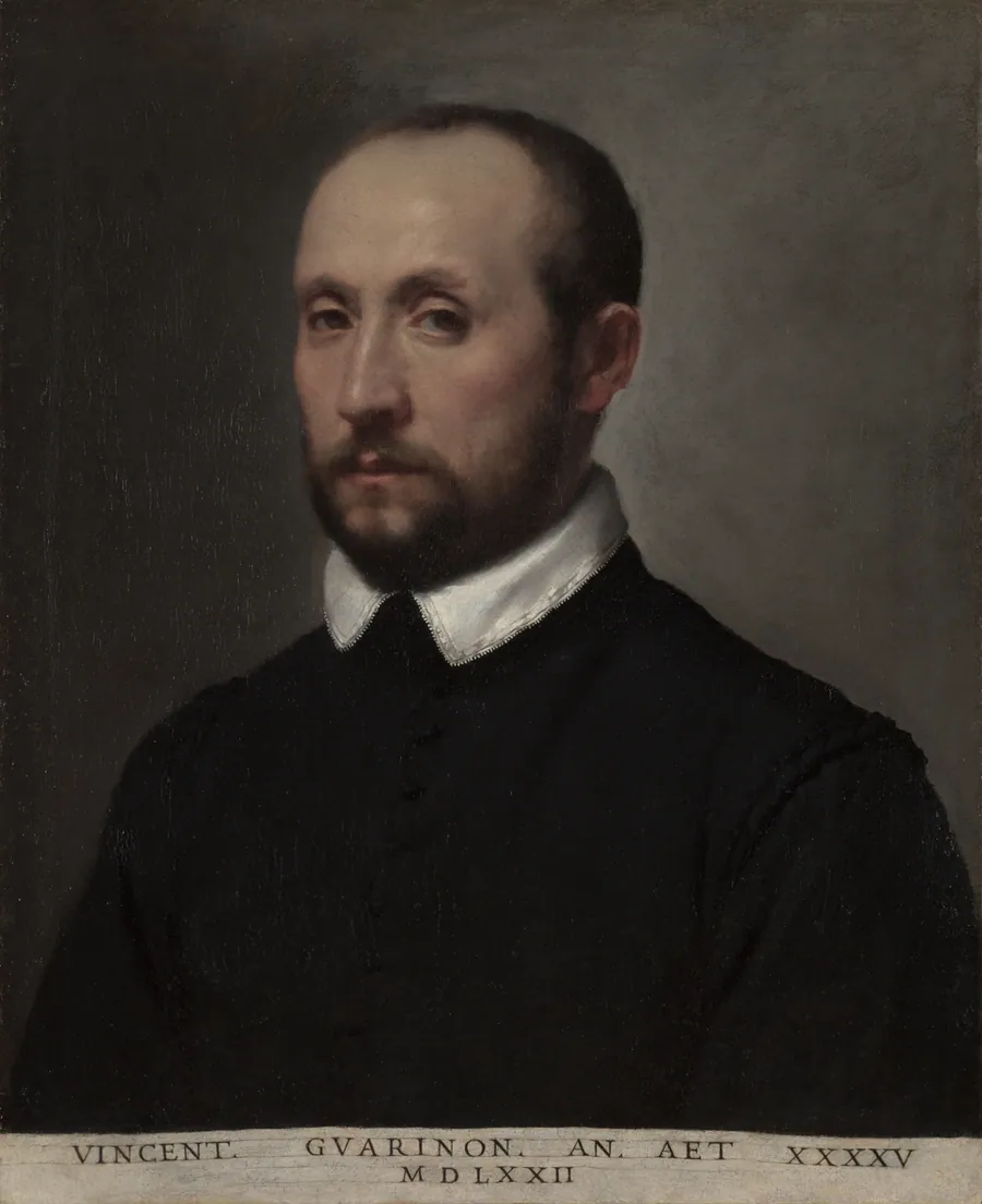Portrait of Vincenzo Guarignoni by Giovanni Battista Moroni