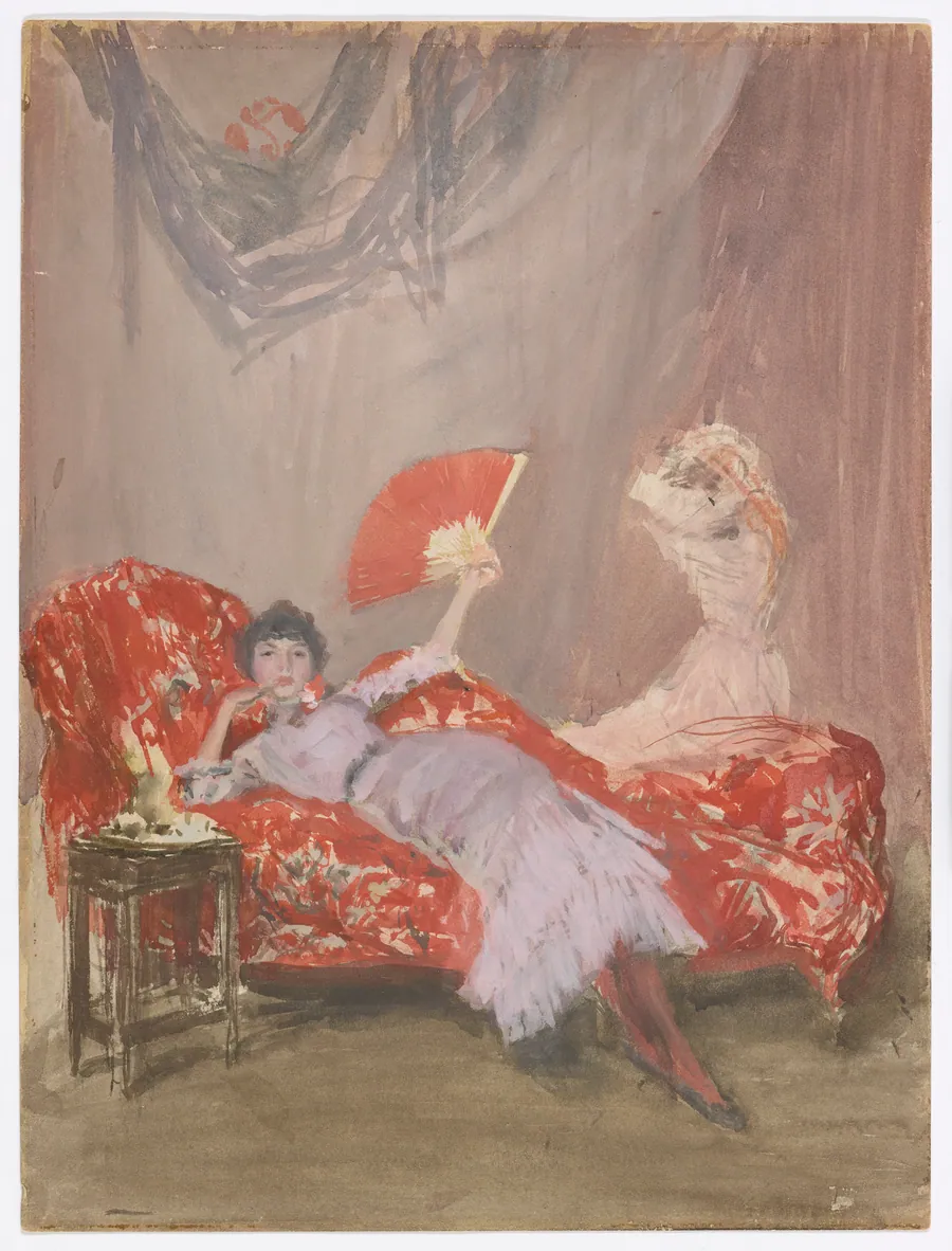 Milly Finch by James McNeill Whistler (1834-1903)