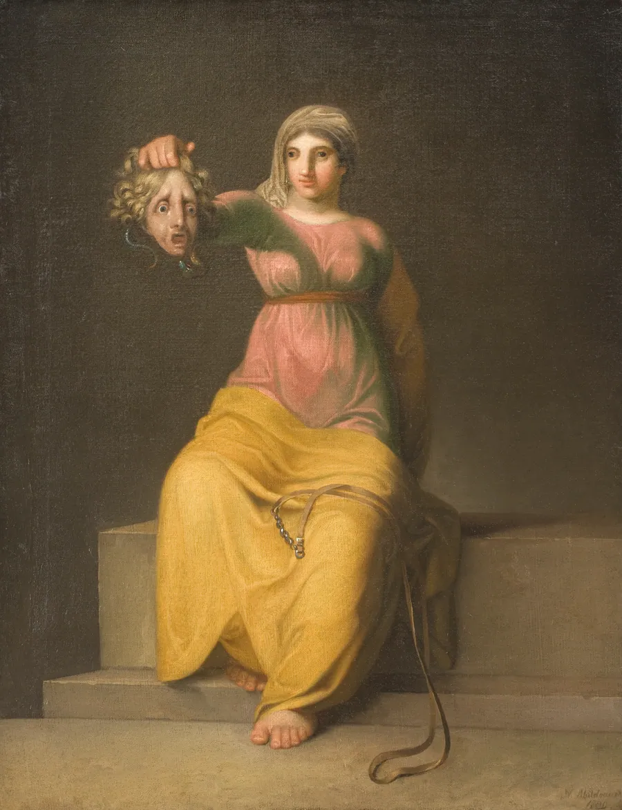 Teologien. Allegorisk figur by Nicolai Abildgaard