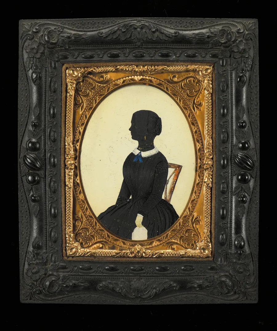 Silhouette of a Seated Woman by Unidentified (German?)