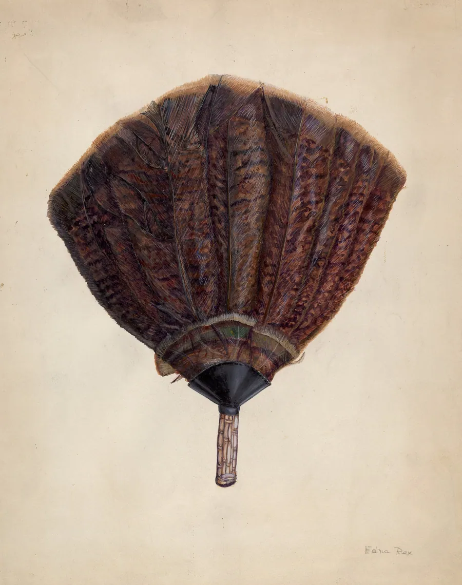 Fan by Edna Crenshaw Rex