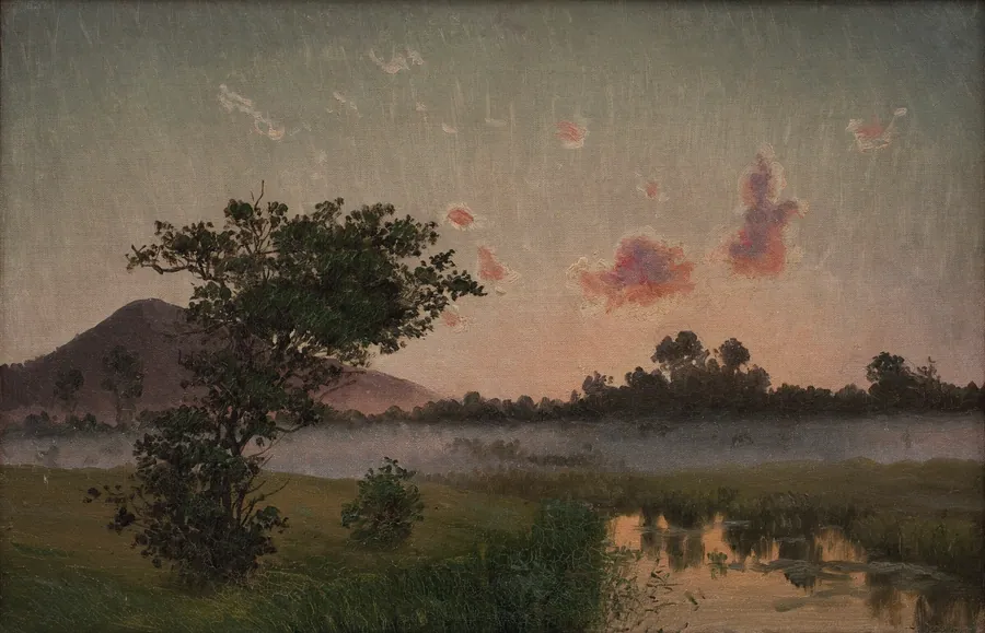 Sommeraften ved Ry by Vilhelm Kyhn
