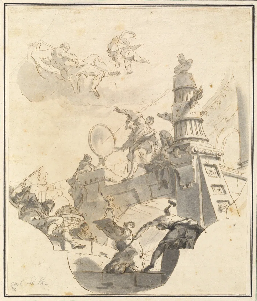 An Allegory of Wisdom and the Arts by Franz Karl Palko
