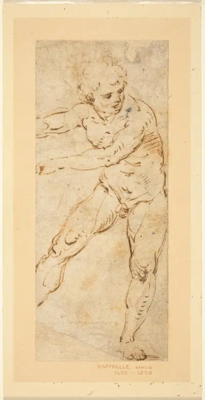 A Standing Male Nude