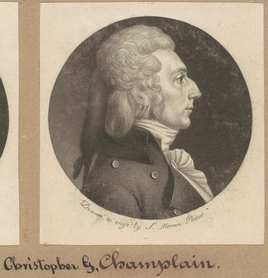 Christopher Grant Champlin by Charles B. J. Févret de Saint-Mémin