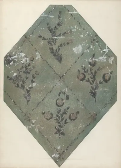 Hand Painted Wall (Detail)