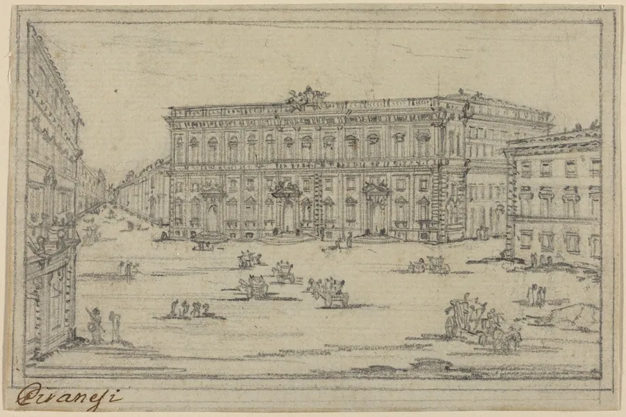 Palazzo della Consultà by Francesco Piranesi