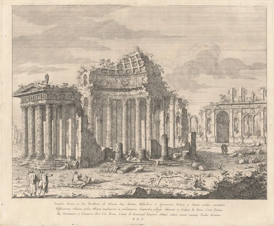 Templum Iunoni, ac Iovi Pavellennio (The Temple of Juno and Jupiter) by Giovanni Francesco Costa