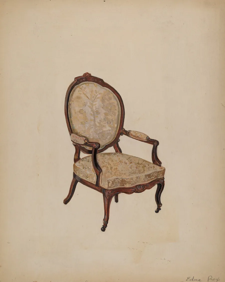 Armchair by Edna Crenshaw Rex