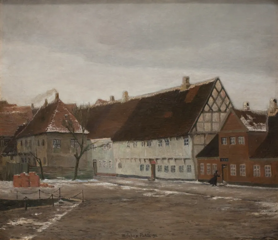 Vinteraften i Ribe by Johan Rohde