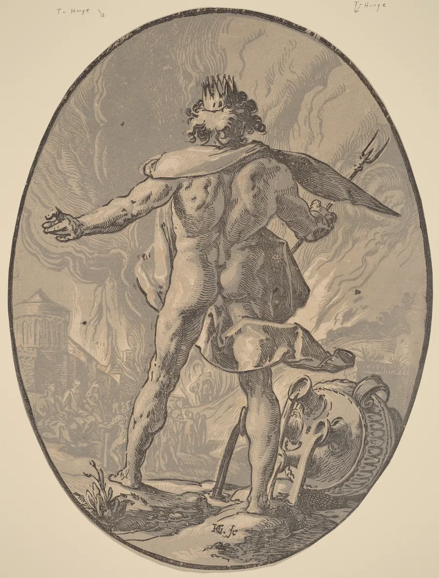 Pluto by Hendrick Goltzius